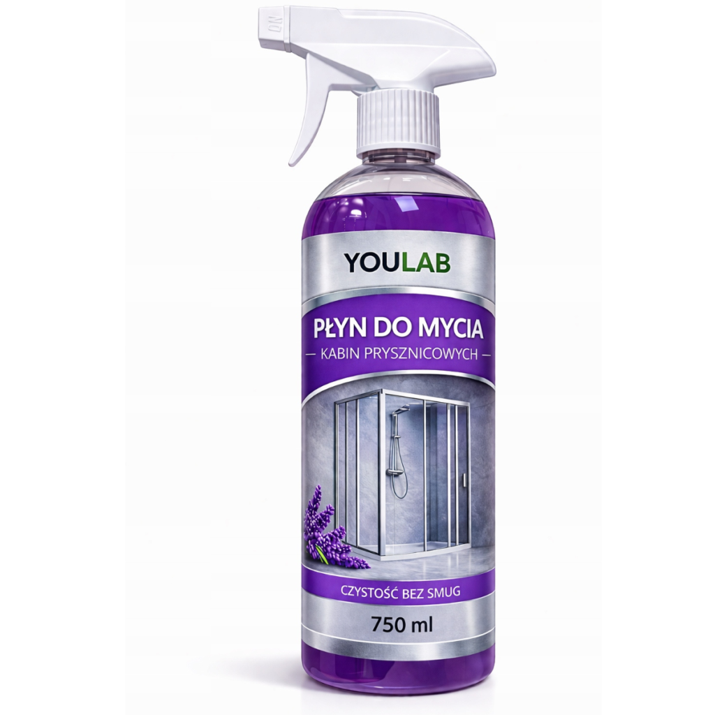 Płyn do mycia kabin prysznicowych usuwa kamień osady zacieki bez smug 750ml