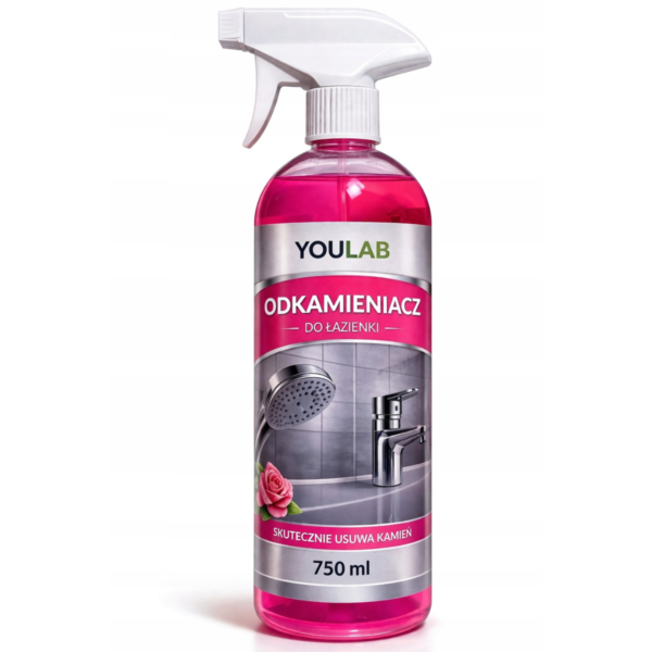 Projekt bez nazwy (4) Odkamieniacz Płyn Do Usuwania Kamienia Osadów W Kuchni Łazience 750ml Spray